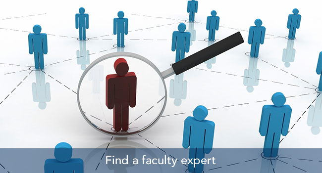 Find faculty expert