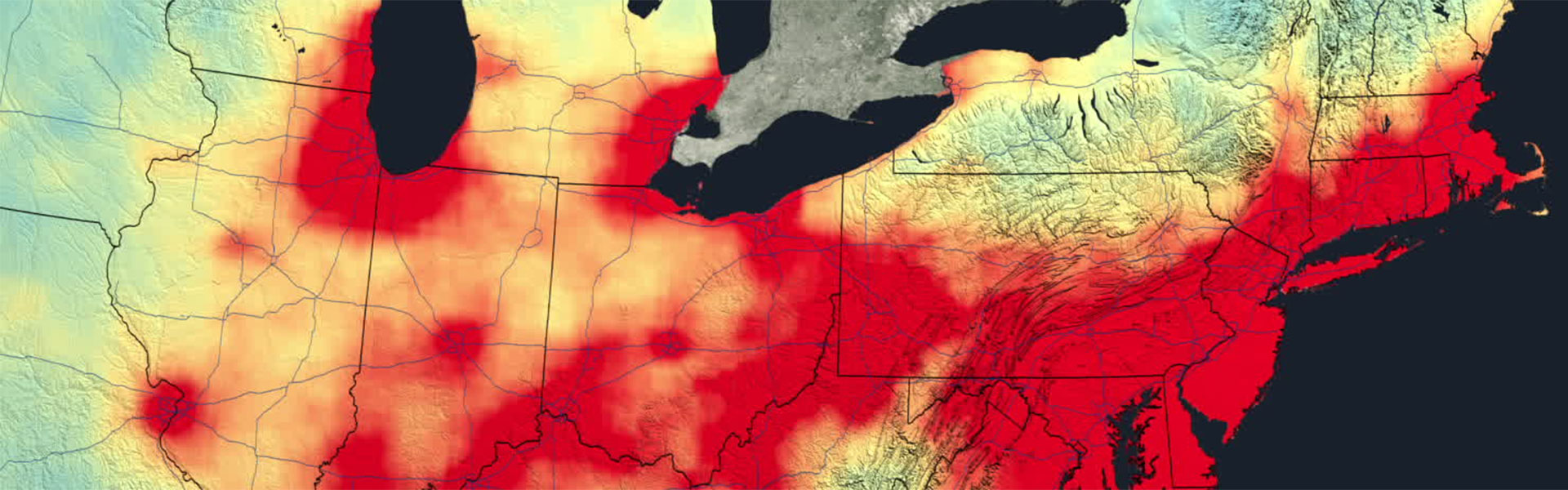 Air quality map