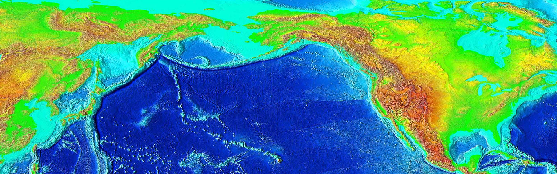 Map Pacific elevation