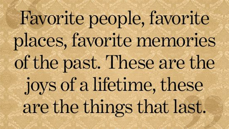 Send your favorite memories
