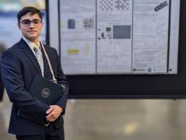 Matias Moreno, a sophomore majoring in materials science and engineering, has found research, travel and education opportunities at Penn State through the Millennium Scholars Program.