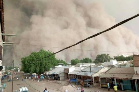 Dust storms are a frequent threat to public health in parts of West Africa. 