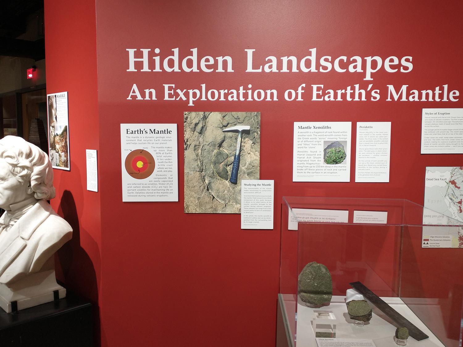 “Hidden Landscapes: An Exploration of Earth’s Mantle” will open from 3 to 4 p.m. Oct. 4 in the Earth and Mineral Sciences Museum and Art Gallery 