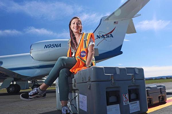 Linette Boisvert, a sea ice scientist and assistant lab chief in NASA’s Goddard Space Flight Center Cryospheric Sciences Branch