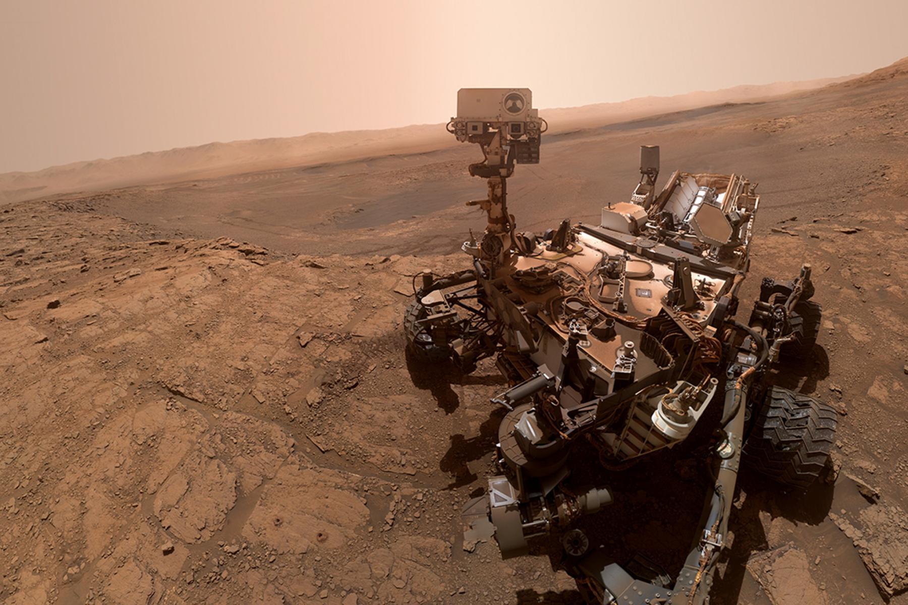 NASA's Curiosity rover took this selfie on Mars in 2019