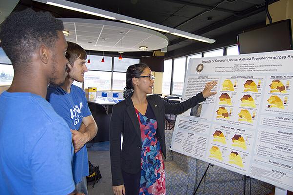 Maggie Li looked at the impact of air quality on asthma across Senegal in the Research Experiences for Undergraduates program