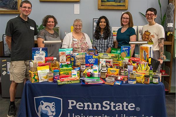 Aaron Procious, left, Liz Long, Linda Musser, Harman Singh, Megan Fletcher and Elliott Rose