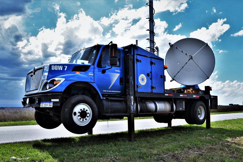 Rachel Gutierrez spent eight weeks on the DOW (Doppler on Wheels) vehicle to study hailstones