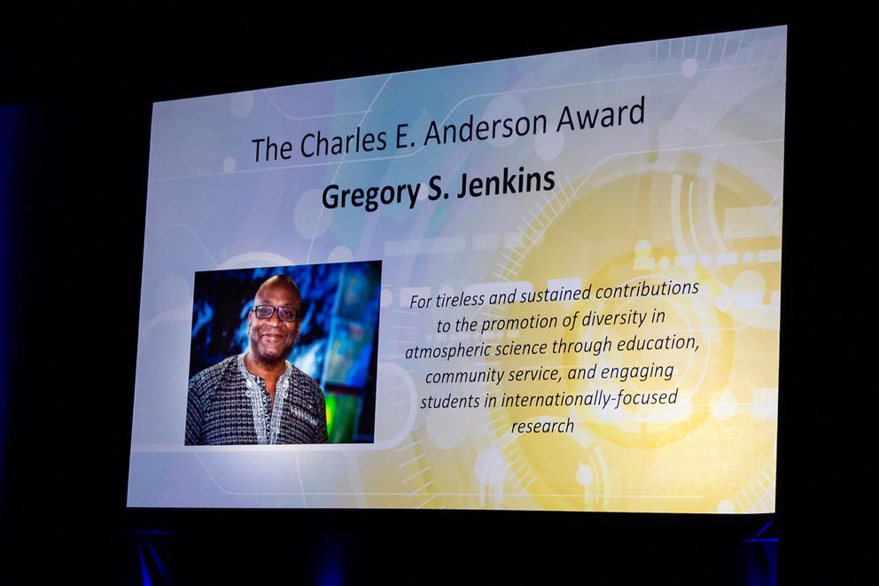 Meteorology professor Gregory Jenkins wins American Meteorological Society’s Charles E. Anderson Award 