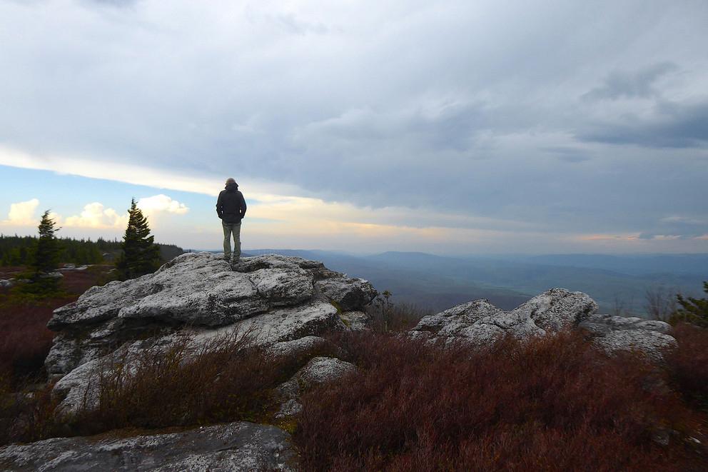 Mike Hermann visits Bear Rocks Preserve at Dolly Sods, Monongahela National Forest, West Virginia