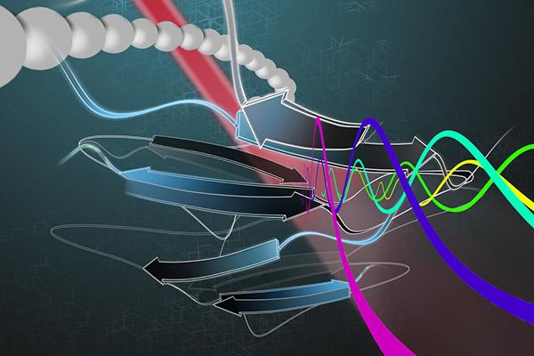 The researchers are using femto and pico-second lasers to inspect the proteins.